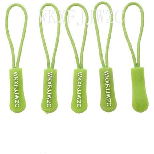 20pcs Green Zipper Pulls Strong Nylon Cord Non-slip with Rubber Gripper Pull To Fit Any Zipper Materials-Zipper Fixer