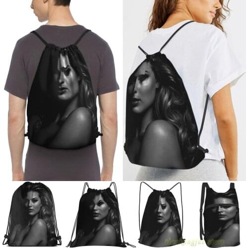 Margot Robbie Women Purpose Drawstring Backpack Bags Men Outdoor Travel Backpacks For Gym Training Swimming Fitness Bag