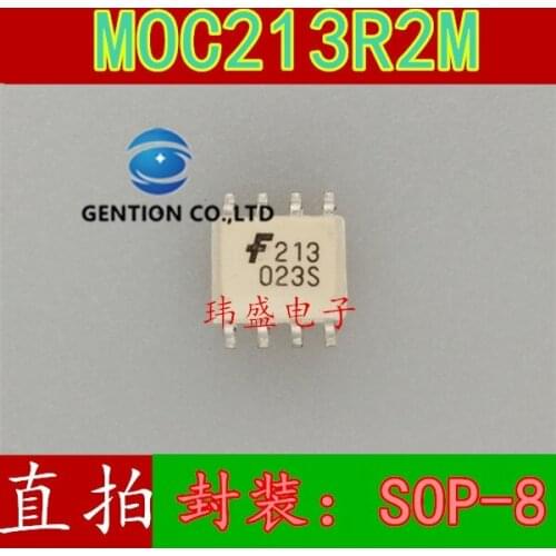 10PCS MOC213R2M silk printed 213 SOP-8 decoupling MOC213 light in stock 100% new and original
