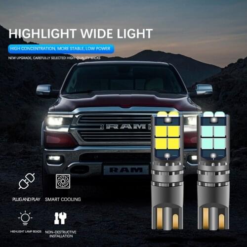 2x Canbus W5W T10 Car LED Clearance Light Lamp Bulb For mazda 3 6 gg gh 2 8 5 cx-5 rx8 cx7 323 skoda octavia a5 a7 fabia 2 rapid