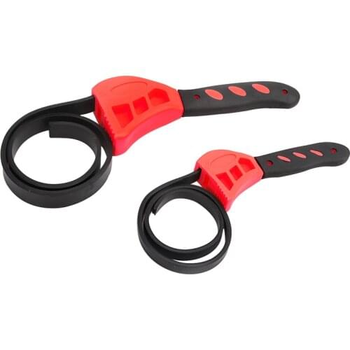 2Pcs/Set oil filter key Oil Filter Belt Wrench Removal Disassembly Auto Repair Spanner Hand Tool Car repair tools