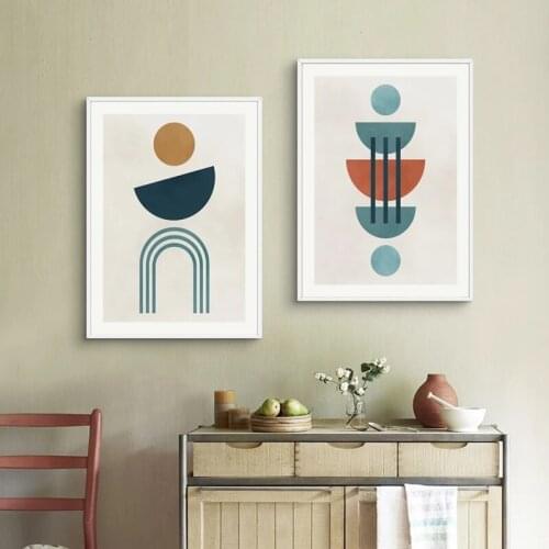 Line Abstract Poster Polygon Art Print Canvas Painting Minimalist Wall Posters Modern Decorative Pictures Living Room Decoration