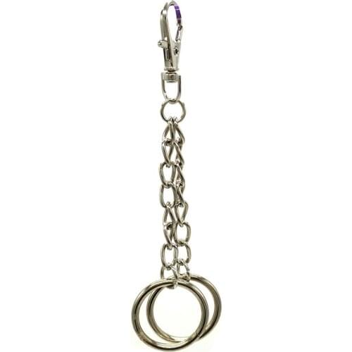 Rock Punk Wallet Chain Hipster Trousers Keychains Pant Jean Key Chains Double Ring Key Pendant Hip Hop Men Jewelry