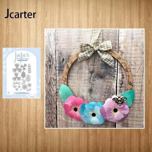 Flowers Butterfly Leaves Metal Cutting Dies Shape for Scrapbooking Craft Die Cut Stencil Card Make Mould Sheet Decoration Design