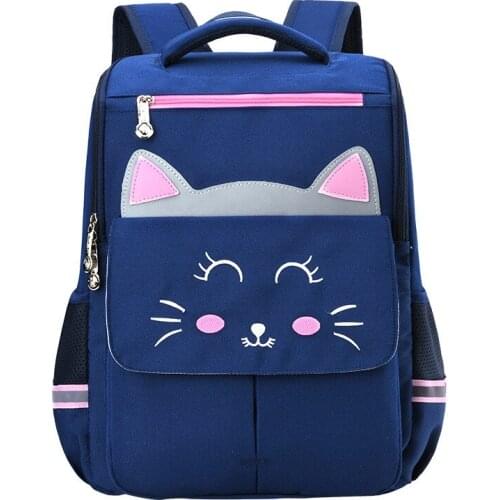 VIDOSOLA Kids Backpack Cartoon Kindergarten Baby Bags Cat/Bear Face Prints School Bag for Girls Boys Elementary Bookbag Mochilas