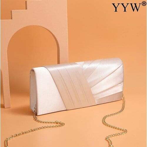 Elegant Women Clutch Bag Evening Bag With Chain Brand Simple Design For Women Ladies Party Wedding Shopping Mini Purse Clutches