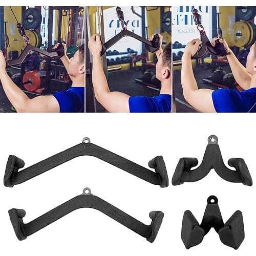 Fitness Equipment Rowing V-bar T-bar Pulley Attachment Deltoid Muscle Latissimus Dorsi Back Impactor Handle Pull Down Handle