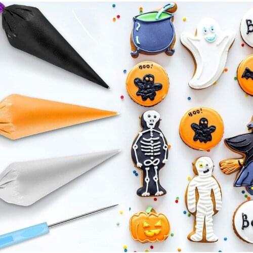 Tipless Piping Bags Disposable Piping Pastry Bag for Royal Icing Bags Best Frosting Icing Bags Decorating Tools for Cake