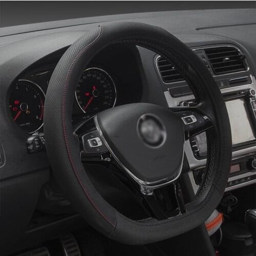 Steering Wheel Cover D Shape Microfiber Leather Soft Steering Covers For Kia Sportage Optima K5 Car styling Interior Accessories