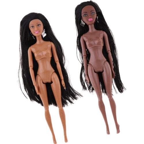 Doll DIY Cosplay Accessory Moveable 12 Joints Doll Body Straight Hair