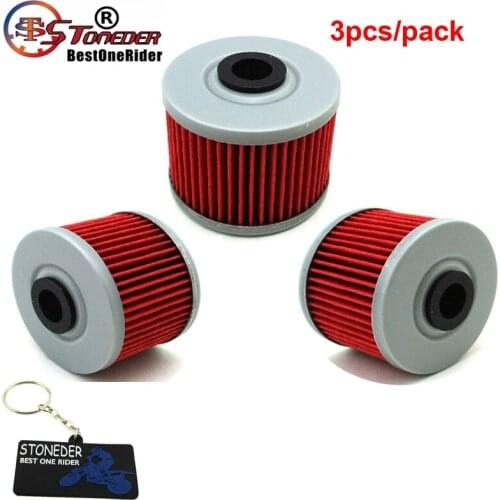 STONEDER 3x Oil Filter For GAS EC450 FSE EC400 PREDATOR 500 TLD EC450 FSE SUZUKI DRZ110 POLARIS PREDATOR 500 1981 - 2016