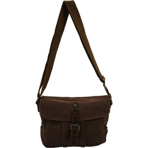 Crossbody MenS Shoulder Bag Waterproof Canvas Bag MenS Casual Messenger Bag