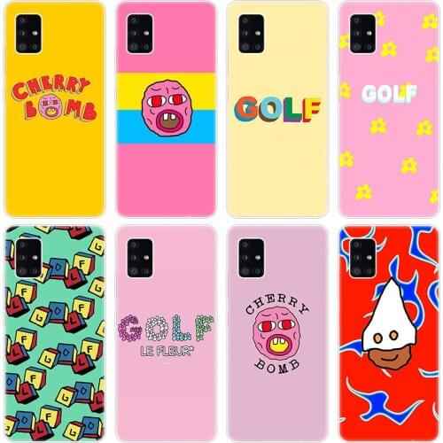 Golf Wang Tyler Soft Case for Samsung Galaxy A12 A02 A03S A21S A22 A32 A52 A72 A82 Quantum 2 S21 Plus FE Ultra M02S M12 Cover
