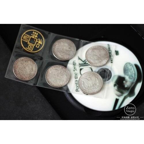 SICK By Ponta The Smith (Gimmick And DVD) And 6 Coins Ancient Coins Set Magic Tricks Close-Up Stage Magic Toys
