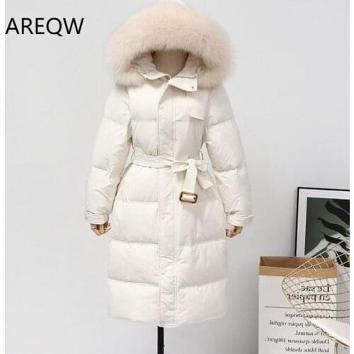 New Autumn Winter Faux Fur Coat Women Long Jacket Parkas Hooded Warm Woman Coats Solid Women Parkas Cotton Coat