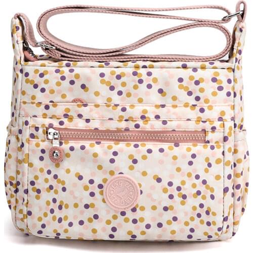 2021 New Womens handbag 14 colors large Shoulder bag waterproof nylon Woman bags simple style lightweight sac a main femme