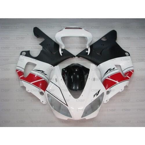 For YAMAHA YZFR1 1998 - 1999 Motorcycle Fairing for YAMAHA YZFR1 1999 Full Body Kits YZFR1 98 Red White 50th Body Kits