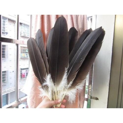 Wholesale 100 rare natural eagle feathers 40-45 cm/16-18 inches celebration decoration Jewelry accessories stage performance diy