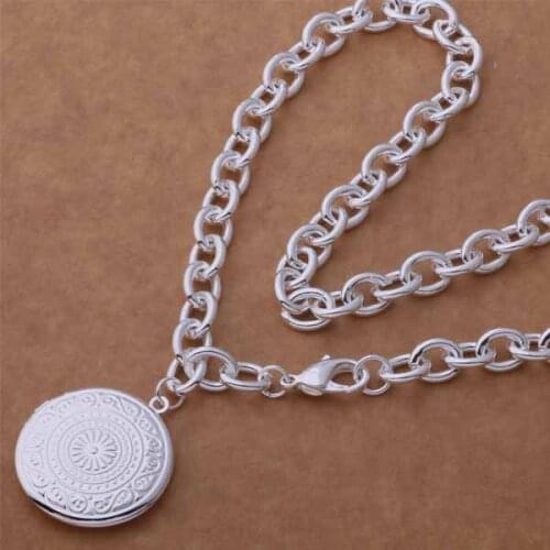 Wholesale Silver Plated Fashion Jewelry Classic Necklace,free Shipping Charms Fashion Jewelry Pendant AN748/anmajeta