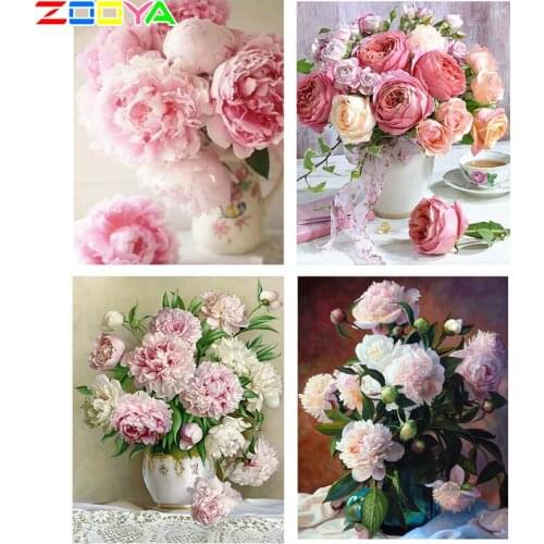 Full Square / Round 5D Diamond Painting Poppy Flower Cross Stitch New 3D Crystal Diamond Embroidery Full Rhinestone Mosaic Lx59