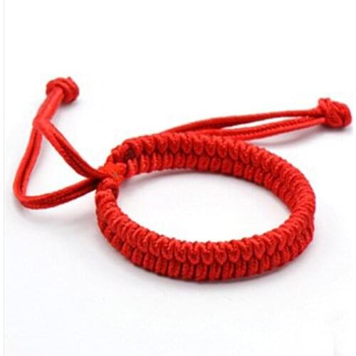 CHENFAN Woman hand rope handmade woman bracelets Chinese knot red rope bracelets for women braided eight knot transfer red rope