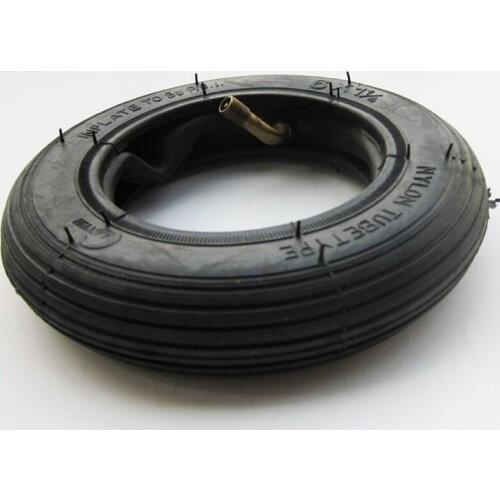 Tire with Inner Tube 6X1 1/4 fits many gas electric scooters and e-Bike 6 inch A-Folding Bike 6 X 1 1/4