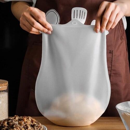 Silicone Kneading Dough Bag Kitchen Food Grade Flour Mixing Silicone Bag