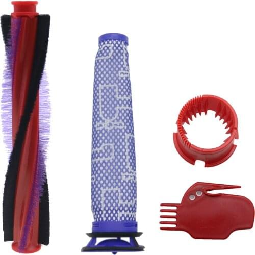 Nylon Bristle Roller and Filter Replacement Brush for DYSON V6 brush DC59 DC62 SV073 SV03 963830-01 motorized floor brush bar