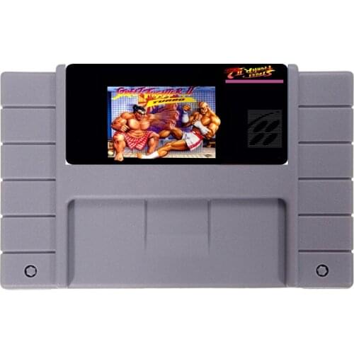 STREET FIHGTER 2 TURBO 16 bit NTSC Big Gray Game Card For USA Version Game Player