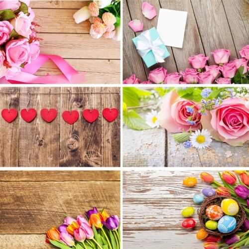 SHENGYONGBAO Vinyl Custom Photography Backdrops Prop Wooden Planks Theme Photography Background 200309HZ-07