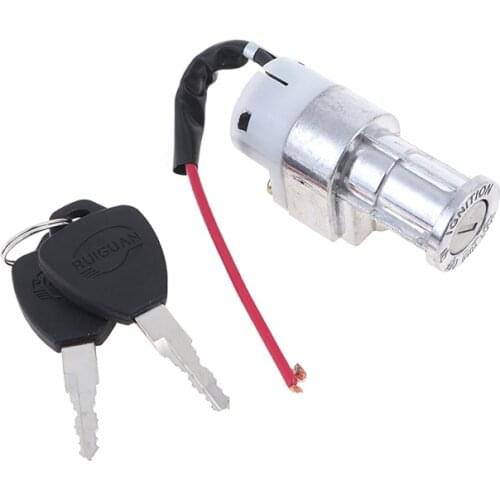 High Performance Universal Battery Chager Mini Lock with 2 keys For Motorcycle Electric Bike Scooter E-bike Electric Lock