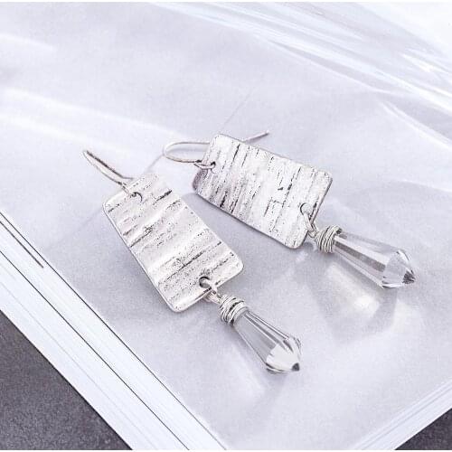 Trendy Drop Earrings For Women Vintage Jewelry Jewellery Fashion Geometric Irregular Pendientes Alloy Hotsale 2021 New Arrival