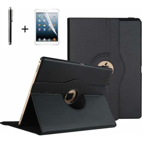 2015/2017 360 Degrees Rotating PU Leather Flip Cover Case For iPad Pro 12.9 Case Smart Tablet Case Auto Sleep / Wake A1670 A1584