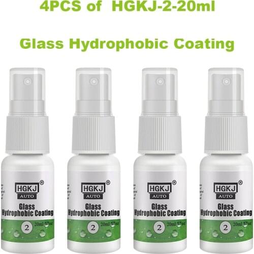 4PCS of HGKJ-2-20 or + Towel of Waterproof Rainproof Anti-fog Agent Antirain Coating Water Repellent Spray Hydrophobic Coating