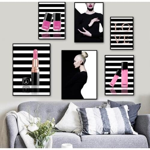 5D DIY Diamond Painting Striped Cosmetics Poster Painting Diamond Embroidery Sale Cross Stitch Mosaic Home Decorative
