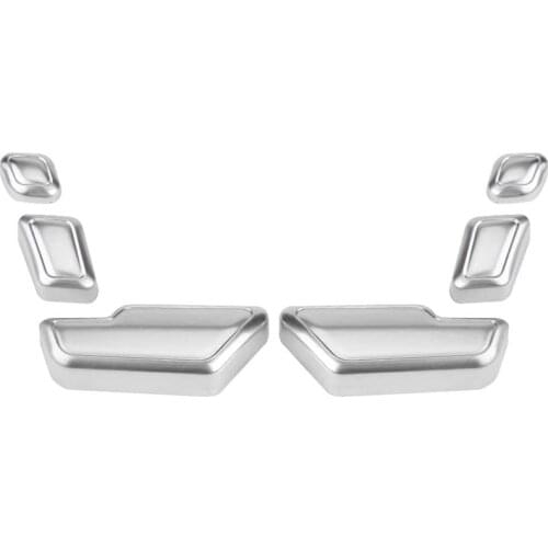 For Mercedes Benz C E GLK GL ML Car Seat Adjust Button Switch Cover Decorative Sticker Trim Accessories