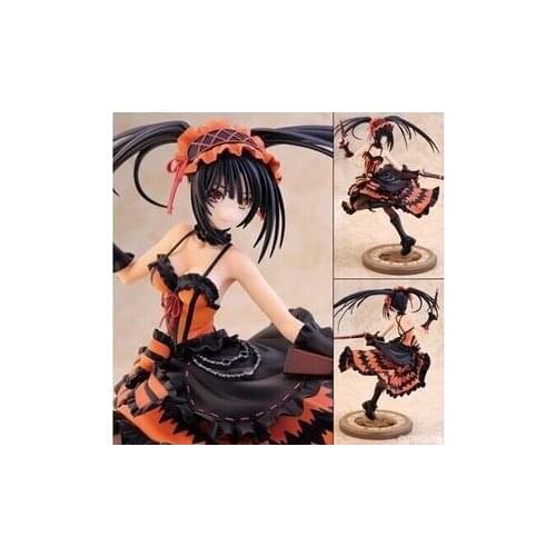 New DATE A LIVE Nightmare Tokisaki Kurumi Sleep Beauty Sexy PVC Action Figure Model Toys Anime Dowin Collection Gift 23cm