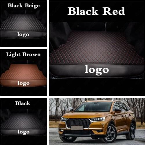 Custom Leather Car Trunk Mats for Citroen DS5 DS6 DS7 DS DS4S DS5LS DS3 DS4 All Weather Auto Boot Protector Sedan Cargo Liners