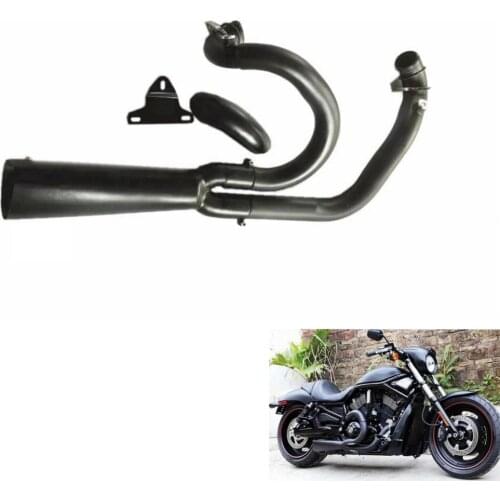 Motorcycle Exhaust System Black for Harley Davidson Night Rod V-Rod Muscle