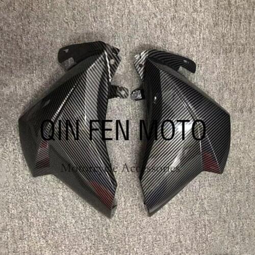 Carbon fiber paint Upper Front Side Cover Trim Panel Fairing Cowling Fit For Kawasaki Z800 2013-2016