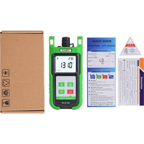 FTTH Handheld Mini Optic fiber Laser source KLS-35-S type fiber cable tester same as EXFO JDSU Light Source
