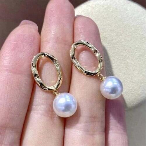 925 Silver Pearl Beads Stud Earrings Setting Base Diy Jewelry Making Findings&Components