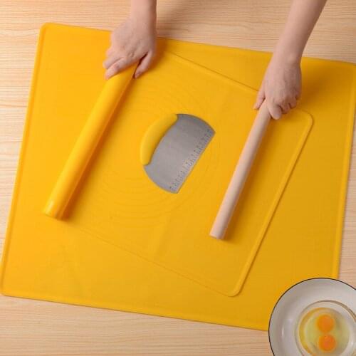 Silicone Baking Mat Non-Stick Dough Rolling Mat Pizza Confectionery Baking Tool Pastry Cake Bakeware Kitchen Gadgets Accessories