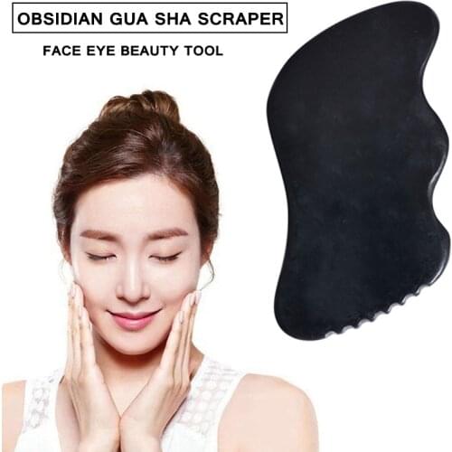 Natural Stone Gua Sha Scraper Board Massage Jade Guasha Stone For Chin Neck Face Lifting Wrinkle Remover SPA Beauty Care Tool