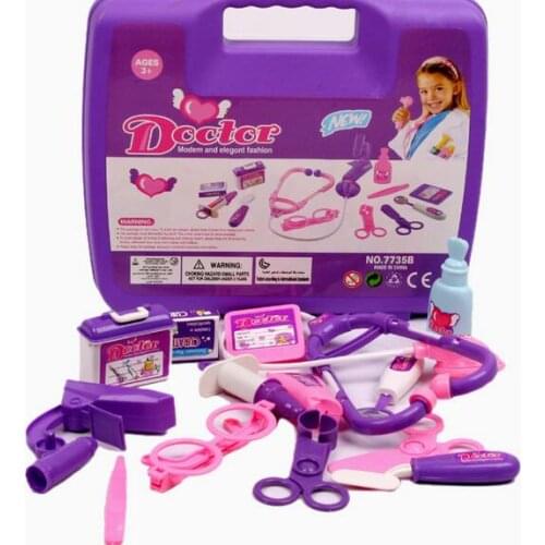 Brand new kids toys simulation medicine box toys interesting pretend play kids doctor play set educational toys doctor toys set