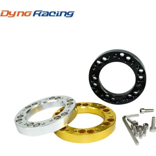 Steering Wheel HUB 1/2 INCH Spacer Steering Wheel Hub Boss Kit Adapter Spacer Black/Gold/Silver YC100745