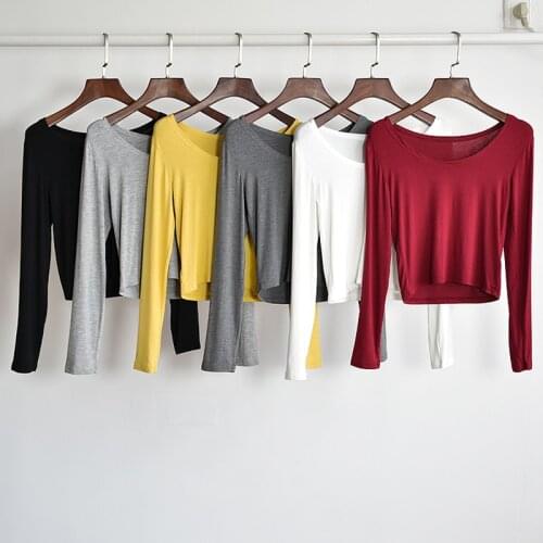 New Womens Latin Tops Long Sleeve Modal Latin Dance Dress Modern Jazz Crop Top Ballroom Practice Clothes Latin Dancing Top 4066