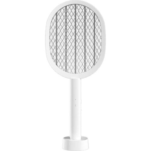 USB Rechargeable 3000V Electric Mosquito Swatter Mosquito-Lured Trap 2 in 1 LED Mosquito-Killer-Lamp Household Flies Swatter