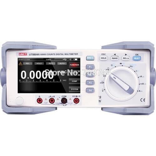 UT8804N Bench top Multimeter 1000V 20A 59999 Counts Digital Multimeter tester Auto Range Multimetro Digital Voltmeter Ohm