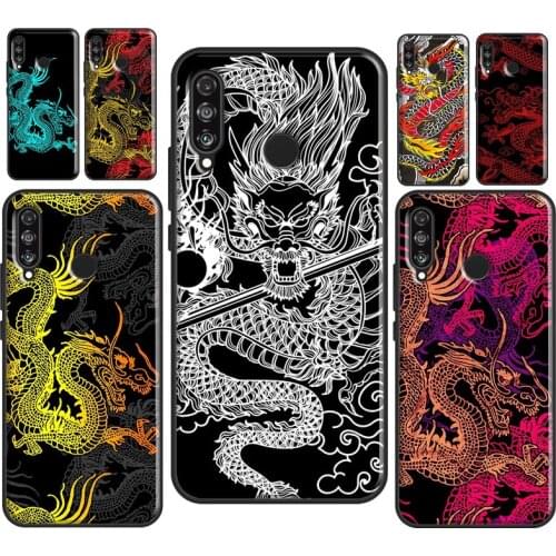 DRAGON TATTOO JAPANESE Case For Huawei P40 Lite P20 P30 Mate 20 Pro Soft Cover For Huawei P Smart 2021 Z 2019